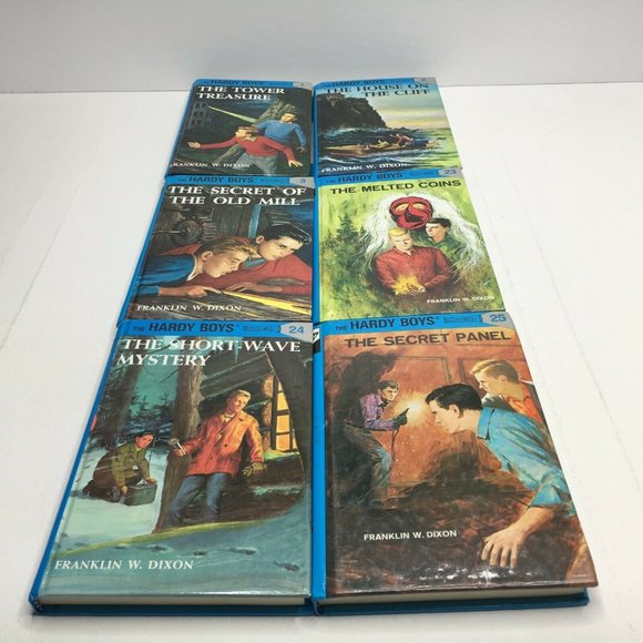 The Hardy Boys Hardback Collection Lot Mystery #1-3 23-25 Franklin W Dixon